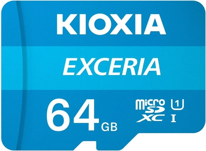 Tarjeta MicroSD 64GB Kioxia Exceria con adaptador