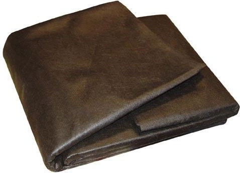 Textil no tejido 3,2 × 10 m, negro, estabilizado UV, 50 g/m²