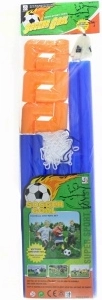 Portería de fútbol infantil amarillo-azul
