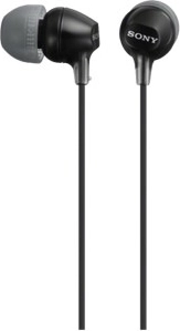 Auriculares intrauditivos con micrófono SONY MDR-EX15AP negros