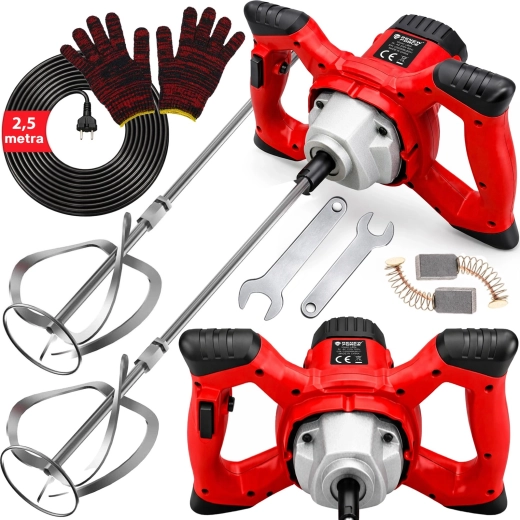 Mezclador eléctrico para adhesivos, hormigón y pinturas de 2800 W