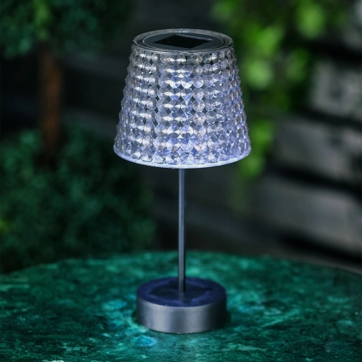 Luz ambiental para mesa de exterior