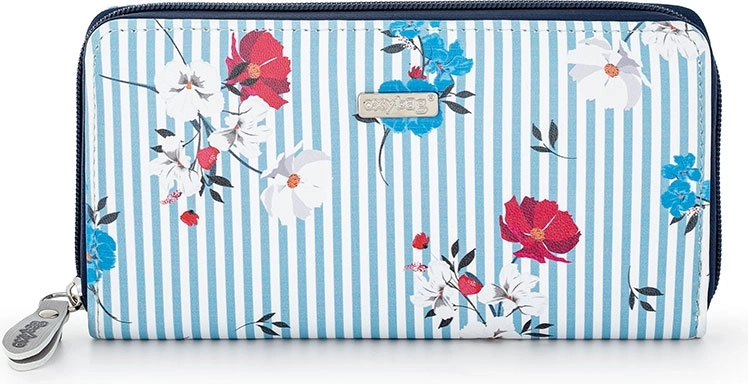 Cartera de mujer con estampado floral Navy de MONY