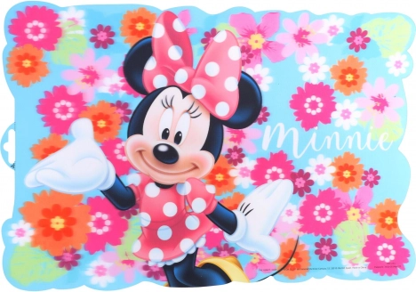 Mantel individual de plástico moldeado 43×28 cm MINNIE BLOOM