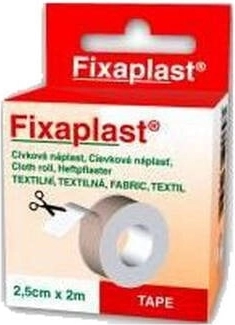 Fixaplast esparadrapo textil en rollo 2,5 cm × 2 m