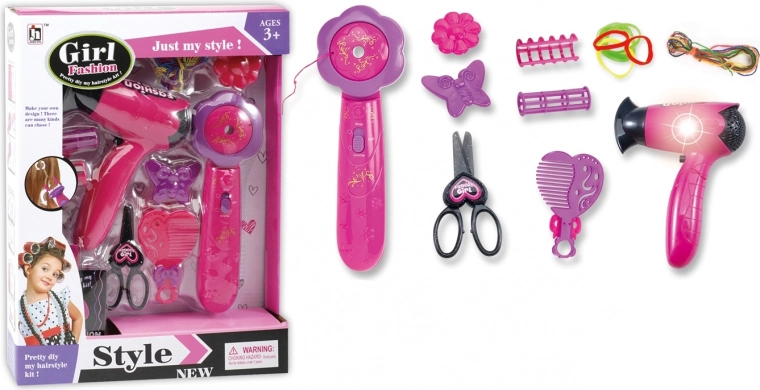 Set de peluquería para niñas