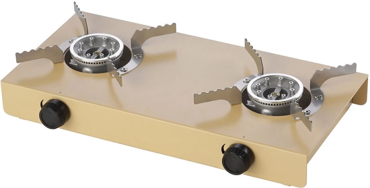 Cocina de gas de sobremesa de dos quemadores para PB RIVET