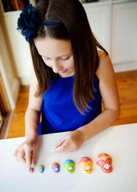 Pinta tus propias matrioshkas – kit creativo 6 uds