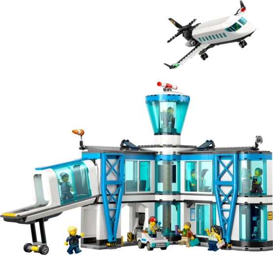 Aeropuerto realista con funciones interactivas