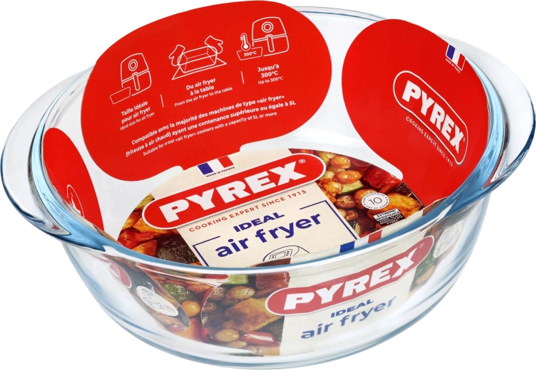 Fuente redonda para horno PYREX 1 l