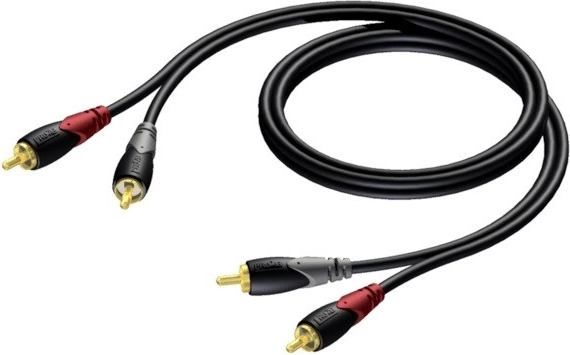 Cable de audio 2× RCA (macho) – 2× RCA (macho) 3 m