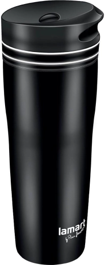 Taza térmica de viaje Lamart Manq 360 ml negra