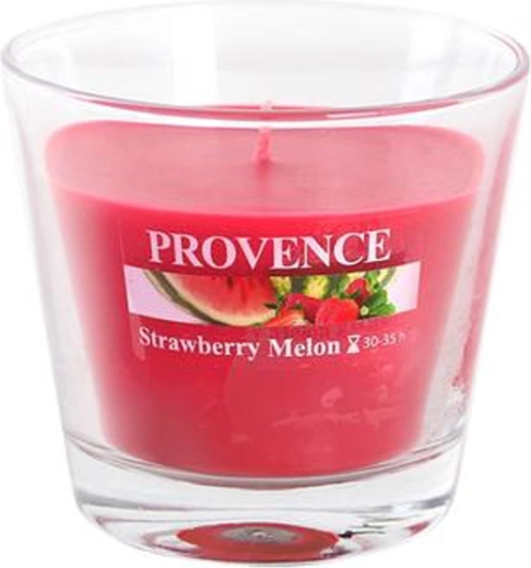 Vela aromática en vaso PROVENCE fresa y melón 35 horas