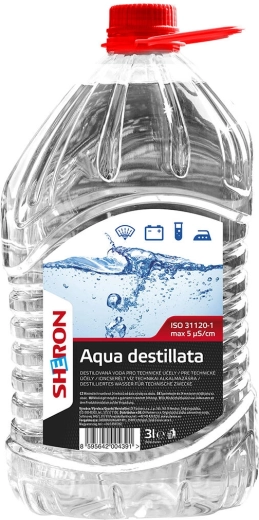 Agua destilada 3 l