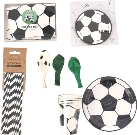 Set de fiesta de fútbol 60 uds
