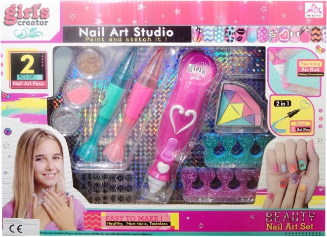 Set creativo de uñas para niños