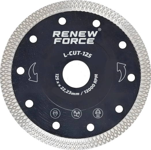 Disco de diamante RENEW FORCE L-Cut 125 mm