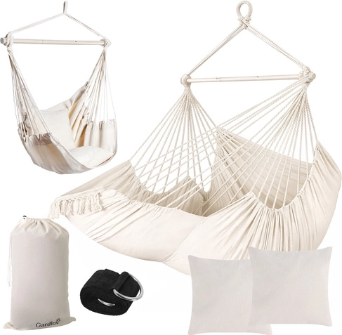 Silla colgante 210 cm beige GARDLOV
