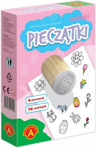Set de sellos y pegatinas para niñas ALEXANDER
