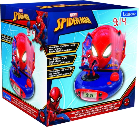 Despertador 3D con proyector SPIDER-MAN