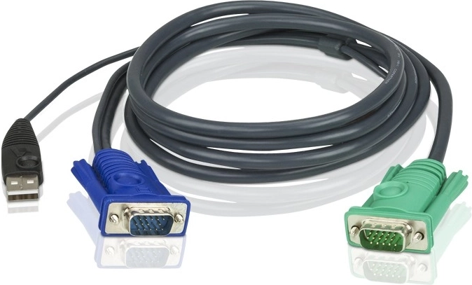 Cable KVM USB 3 en 1 SPHD