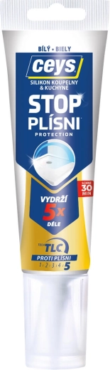 Sellador de silicona antimoho 125 ml blanco CEYS