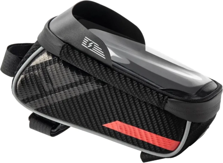 MalTrack bolsa de bicicleta impermeable para el cuadro con soporte para teléfono