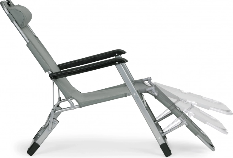 Reposapiés ajustable y reposacabezas