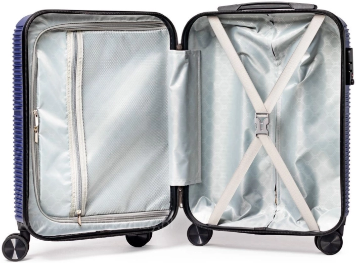 Interior organizado + cerradura de combinación y báscula de viaje gratis