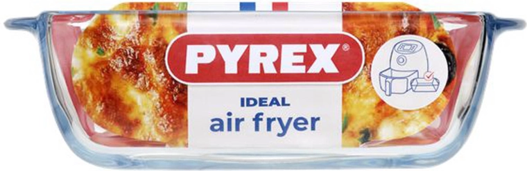 Bol de vidrio para freidora de aire Pyrex 1 l, vidrio de borosilicato