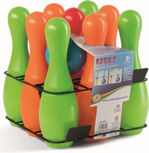 Androni set de bolos rellenable con agua o arena, 27 cm