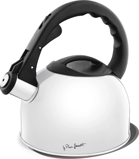 Tetera de 2 l blanca con silbato LAMART