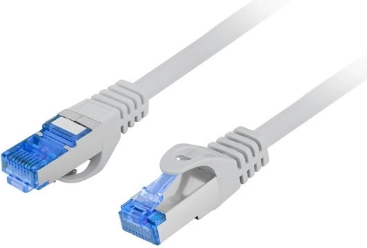 Cable patch Cat 6A S/FTP, LSZH, 0,25 m, gris