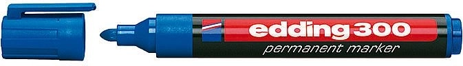 Rotulador permanente industrial azul Edding 300