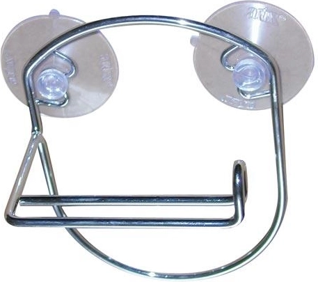 Portarrollos de papel higiénico, cromado, 12 × 18 × 7,5 cm