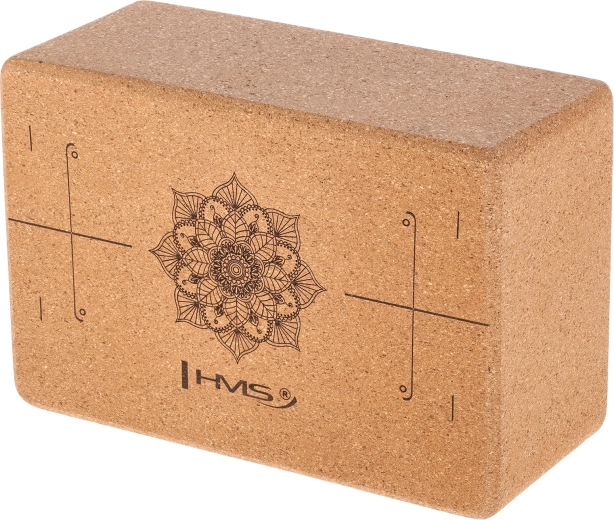 Bloque de yoga de corcho HMS KJ02