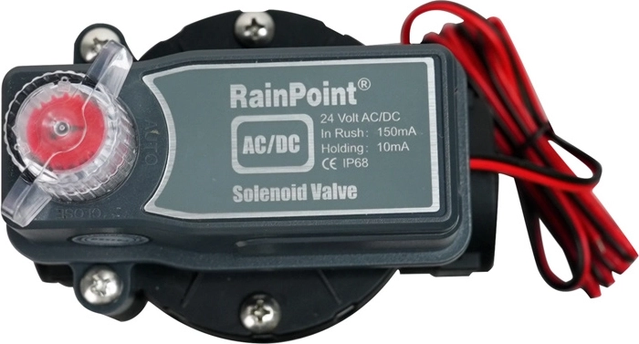 Válvula electrónica de riego 1" RAINPOINT 24 V AC/DC, IP68