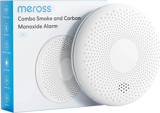 Detector de humo y monóxido de carbono Meross