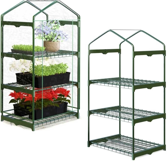 Tres niveles para más plantas en poco espacio
