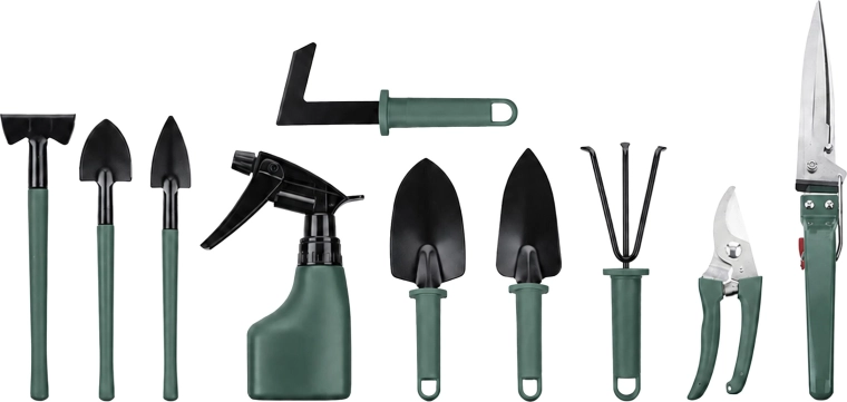 Equipamiento básico para trabajos habituales de jardinería