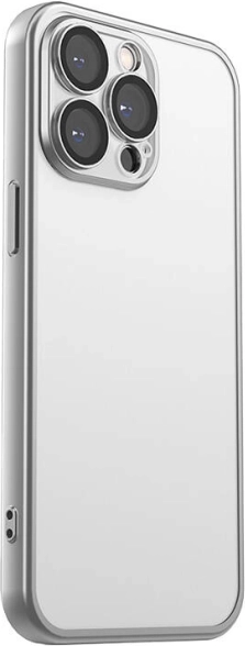 Funda protectora mate Joyroom para iPhone 15 Pro (gris)