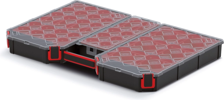 Organizador TAGER con tapa transparente 577 × 390 × 60 mm