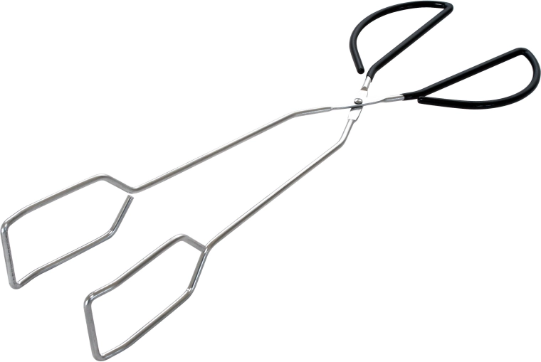 Pinzas para parrilla 38 cm cromadas