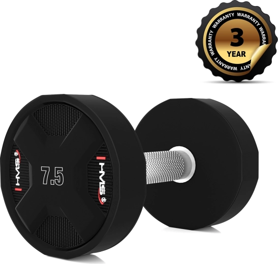 Mancuerna de una mano HMS HPC 7,5 kg de poliuretano