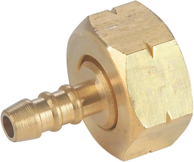 Racor de gas 8 mm con tuerca W21,8 LH