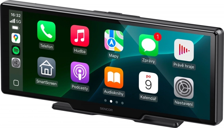 Estación multimedia con cámara SCT M1090DBWT – CarPlay y Android Auto