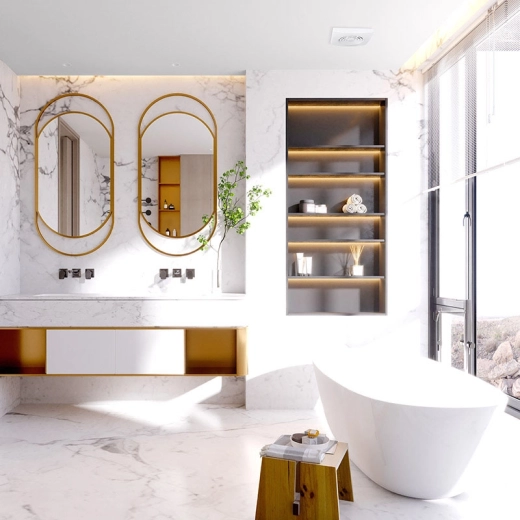 Para el baño, el aseo y la cocina