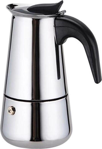Cafetera Kitchisimo Cafeteria, 6 tazas, acero inoxidable