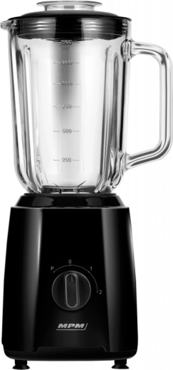 Batidora de vaso con jarra de vidrio de 1,5 l