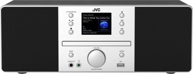 Sistema de audio compacto todo en uno JVC RD-E874B negro